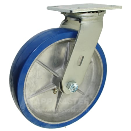 Mapp Caster 8"X2" Polyurethane on Aluminum Wheel Swivel Caster - 1,250 Lbs Cap 1463P7B820S